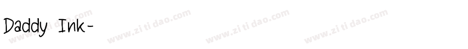 Daddy Ink字体转换
